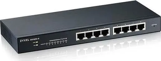 Switch Zyxel Gigabit GS1900-8, 8 porturi, PoE
