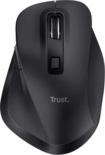 Mouse Wireless Trust Fyda, 2400 dpi, Negru (TR-24727)