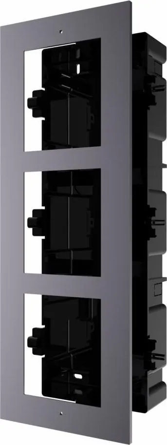 Panou frontal pentru 3 module videointerfon modular Hikvision DS-KD-ACF3