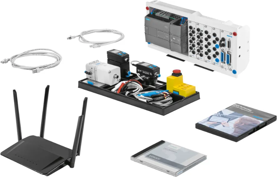 Set de echipamnte TP 260.v2 - nivel avansat - digitalizare in pneumatică - Stand educațional — Resigilat