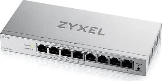 Zyxel GS1200-8HPV3 8P 8-Port Gigabit PoE Web-Managed Switch