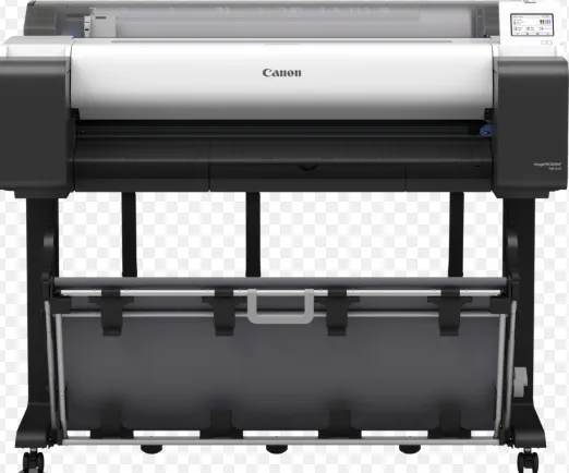 Plotter Canon TM-610, Format A0, 36", 5 culori MBK/BK/C/M/Y, Rezolutie imprimare: 2.400 x 1.200 dpi, Densitate duza: 1.200 dpi x 2 linii, Limbaje imprimare  HP-GL/2, HP RTL, PDF (ver. 1.7), JPEG (ver. JFIF 1.02), CALS G4 (trimitere numai prin FTP), Interfata: USB, Retea, WI-FI, Memorie standard:
