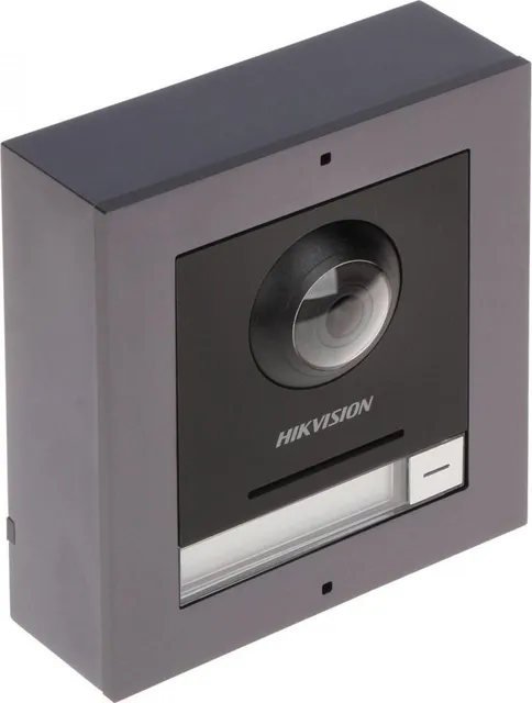 Post videointerfon de exterior pentru blocuri Hikvision DS-KD8003-IME1 (B)Surface Low illumination 2 MP HD IR