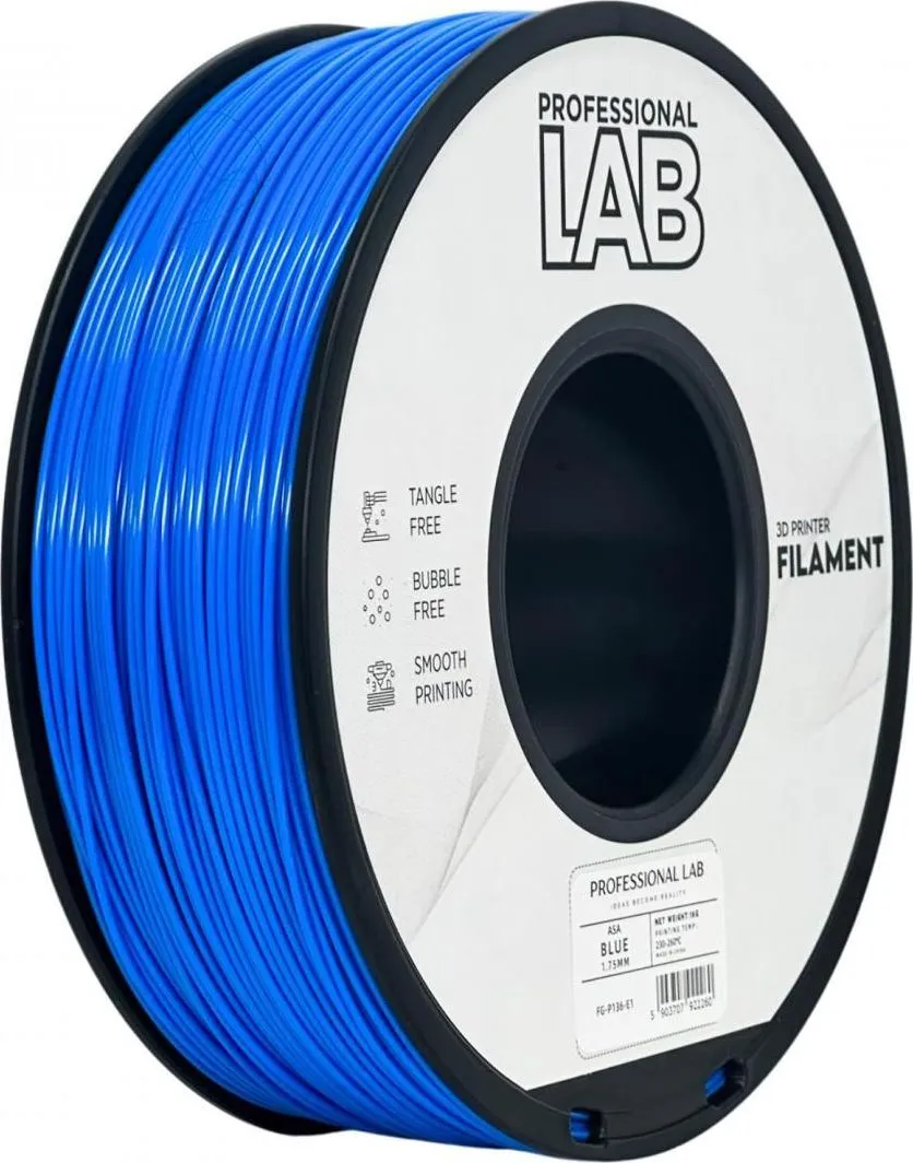 Filament 3D Proffesional Lab, Diamentru 1.75mm, Albastru (ASA BLUE | PROF. LAB)