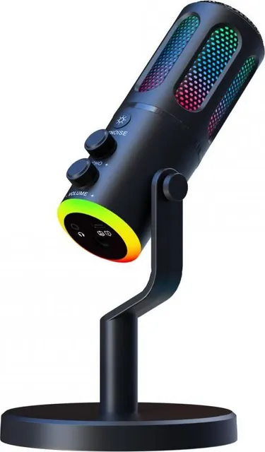 Microfon Gaming de birou Serioux SU8, condenser, unidirectional, frecventa raspuns 20-20KHz