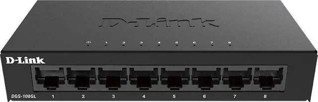 Switch D-Link DGS-108GL, Gigabit, 8 porturi
