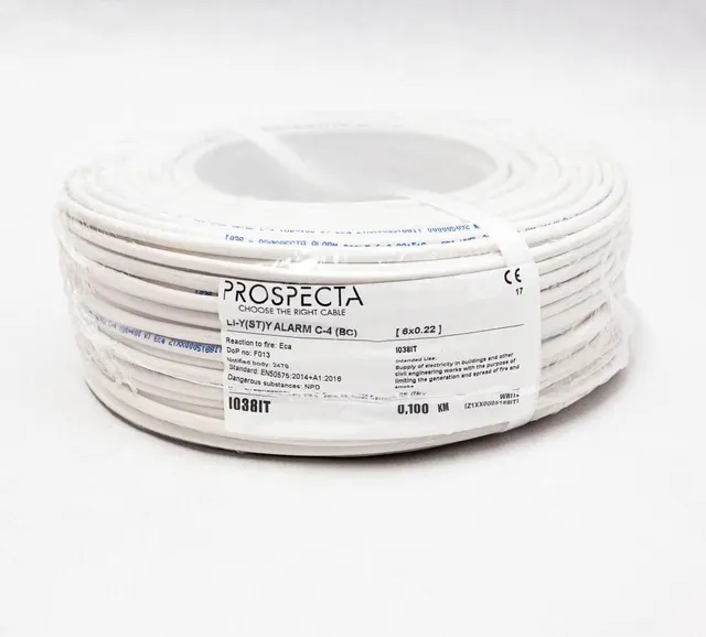 Cablu alarma 6 x 0.22 premium, cupru 100%