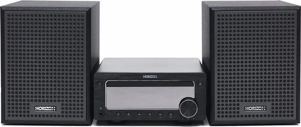 Micro Hi-Fi Speakers HAV-M7700 / System 2.0 w/ Aluminum Front Panel / 50W (25W x2) / AUX / CD — Resigilat