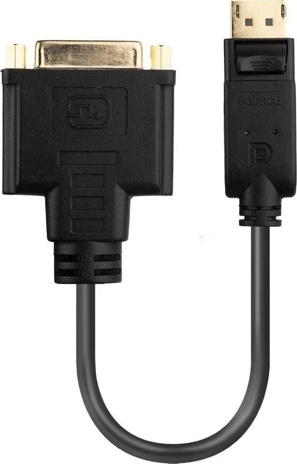 Adaptor Lindy LY-41004, DisplayPort 1.2 to DVI, negru