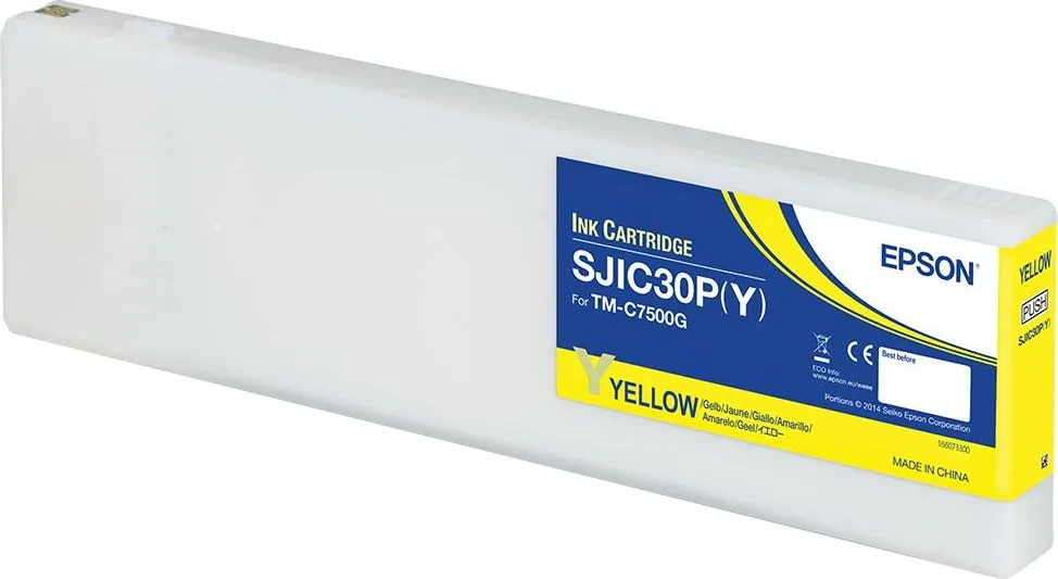 INK Yellow FOR TM-C7500G, Sjic30P(Y)