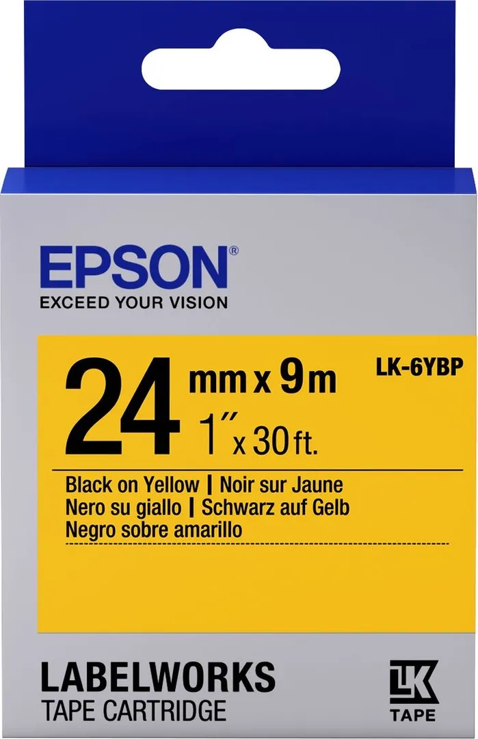 Tape - LK6YBP Pastel Blk/Yell 24/9