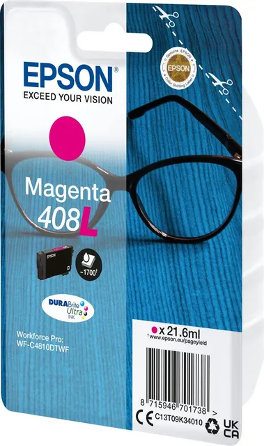 INK Singlepack Magenta 408L DURABrite Ultra Ink