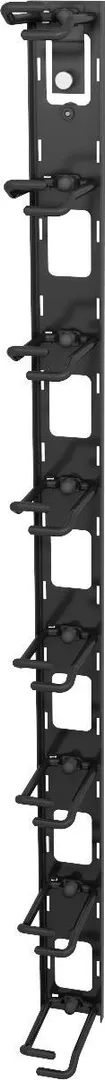 Vertical Cable Organizer, 8 Cable Rings, Zero U (Qty 2)