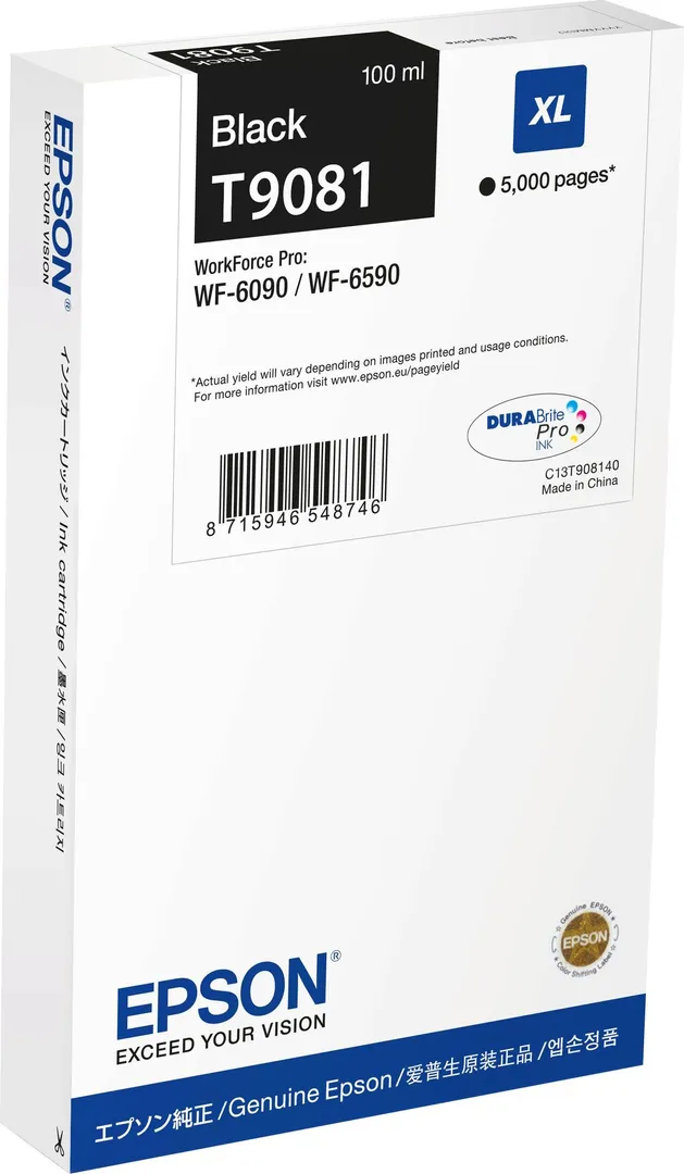 INK Cartr XL Black WF-6090 / 6590 (cod vechi T908140)