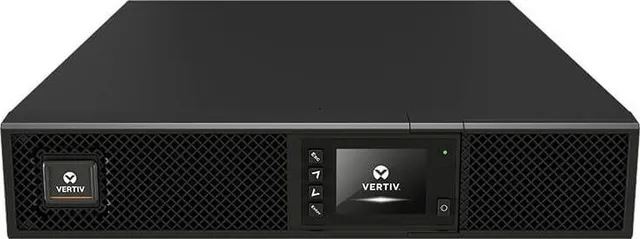 Vertiv Liebert GXT5, 1ph UPS, 1kVA, input plug IEC C14 inlet, 2U, output socket groups (8)C13