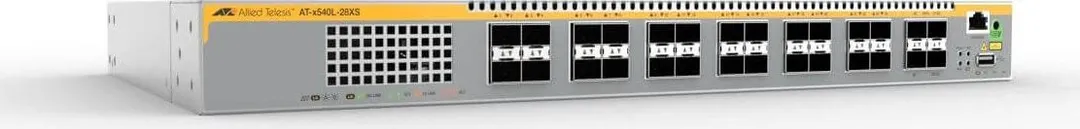 10 Gigabit Layer 3 Stackable Switch, 24x SFP, 4x SFP+ ports, EU Power Cord