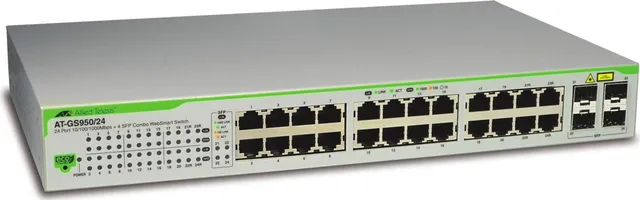 24 port 10/100/1000TX WebSmart switch with 4 SFP bays (Eco version)