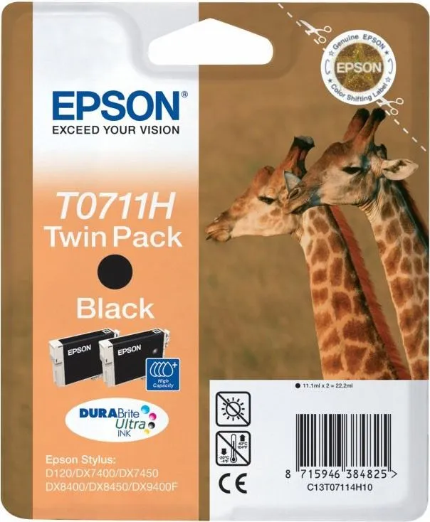INK. Multipack BK D120 2x11ML (DX7400, DX8400)