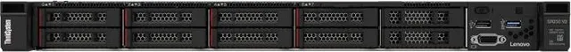 SR250 V2 Xeon E-2334 (4C 3.4GHz 8MB Cache/65W), 1x16GB, O/B, 2.5" HS (8), SW RAID, HS 450W Titanium
