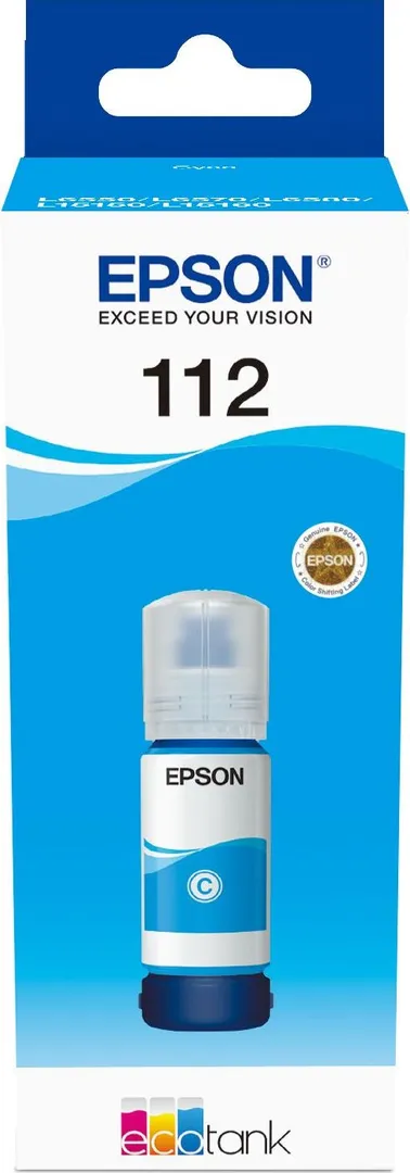 INK 112 Pigment Cyan ink bottle 70ml - Bottle