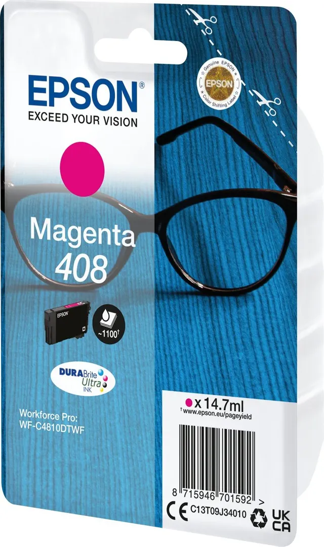 INK Singlepack Magenta 408 DURABrite Ultra Ink
