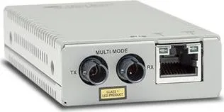 10/100TX to 100LX/ST (20km) Single-Mode Mini Media & Rate Converter, TAA (Federal)