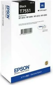 INK Cartr. BK XL WF-8010DW / WF-8510DWF (cod vechi T755140)