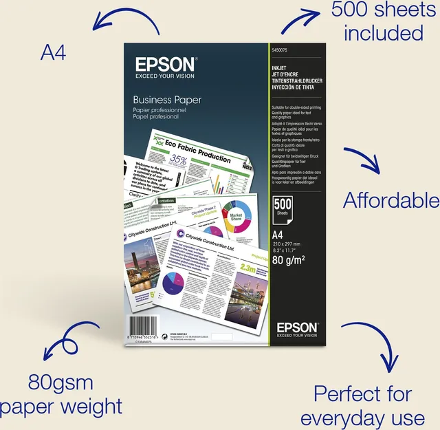 Epson A4 Business Paper 80gsm