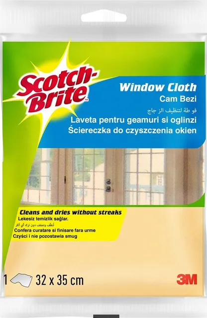Laveta geamuri Scotch-Brite, 32 x 35 cm