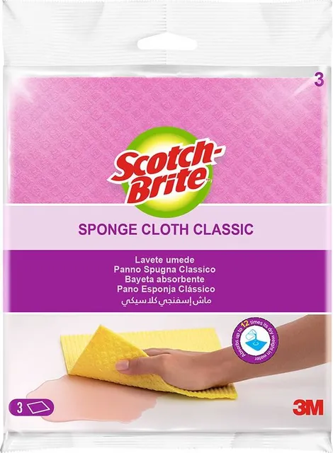 Lavete umede Scotch-Brite, 3 bucati/set