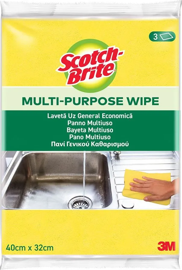 Laveta uz general economica Scotch-Brite, 3 bucati/set