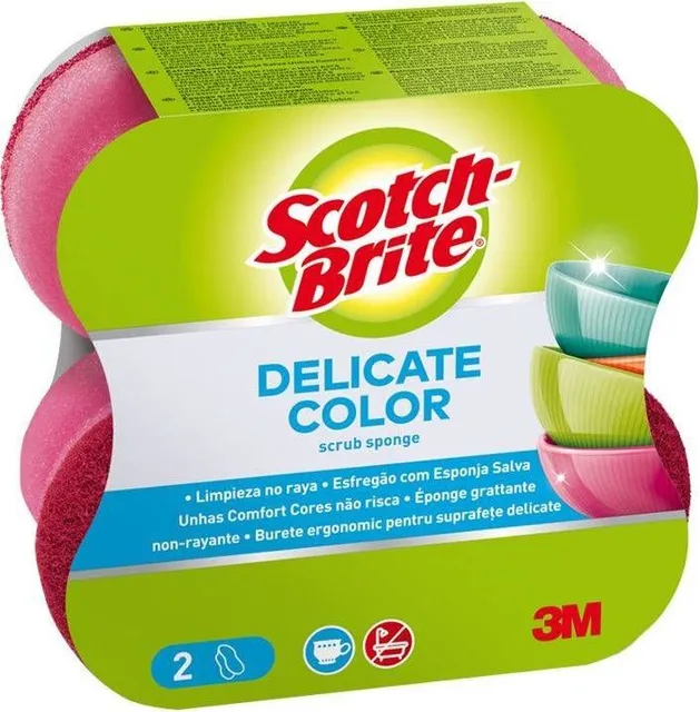 Bureti delicati ergonomici Scotch-Brite, 2 bucati