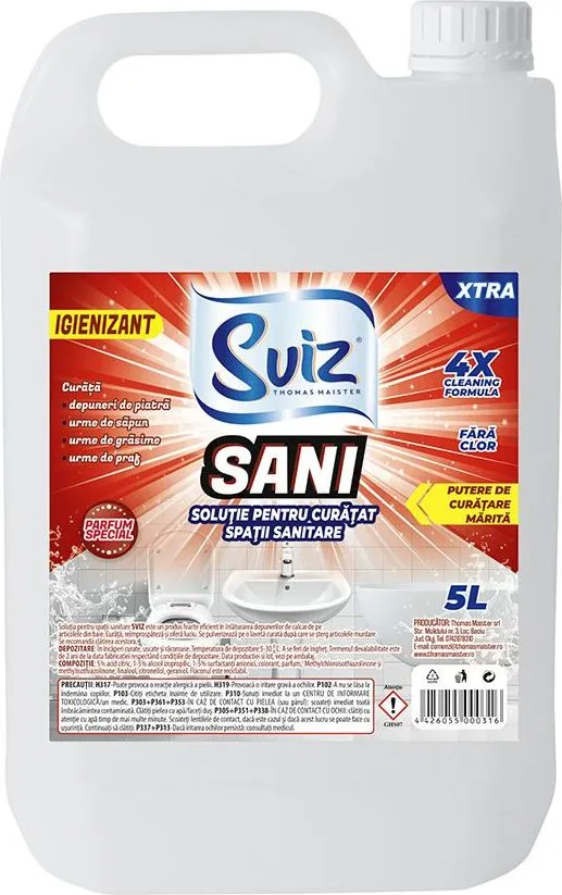 Detergent pentru spatii sanitare Sani 5 l