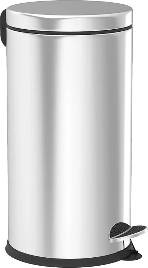 Cos inox cu pedala si galeata interioara, 12L