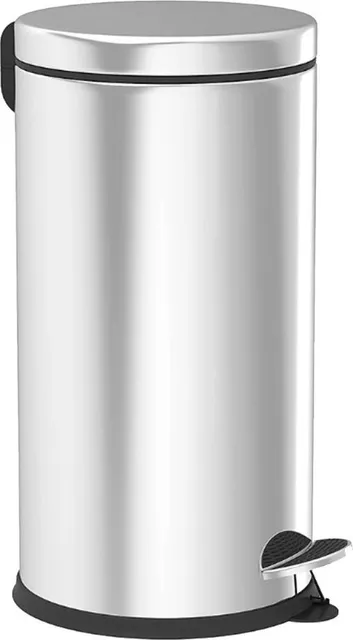 Cos inox cu pedala si galeata interioara, 12L