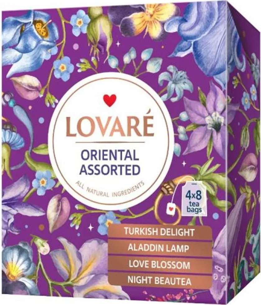 Ceai Lovare Oriental Assorted, 32 plicuri/cutie