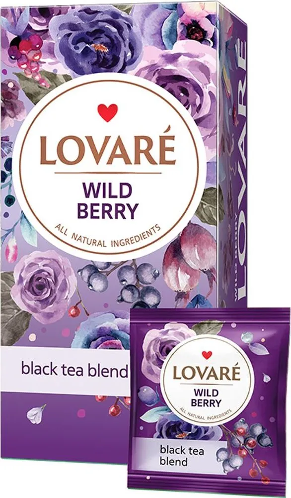 Ceai Lovare Wild Berry, 24 plicuri/cutie