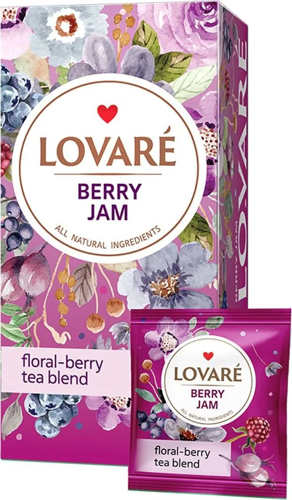 Ceai Lovare Berry Jam, 24 plicuri/cutie