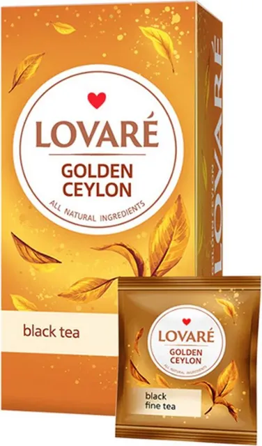 Ceai Lovare Golden Ceylone, 24 plicuri/cutie