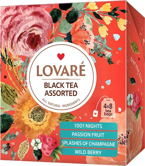 Ceai Lovare Tea Assorted, 32 plicuri/cutie