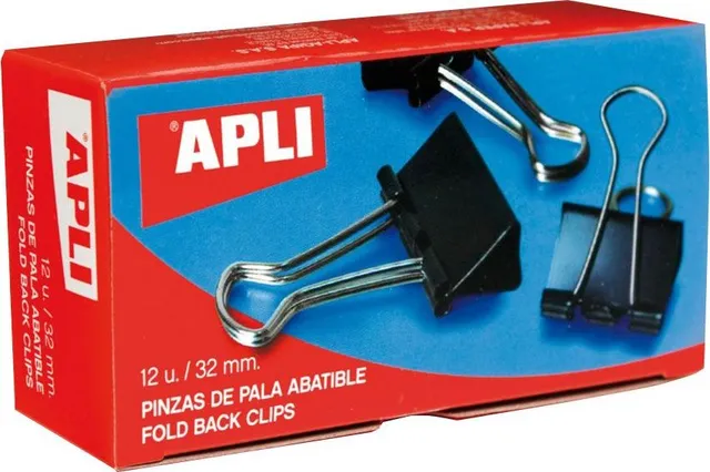 Clipsuri Apli, 19 mm, 12 bucati/cutie