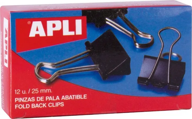 Clipsuri Apli, 25 mm, 12 bucati/cutie