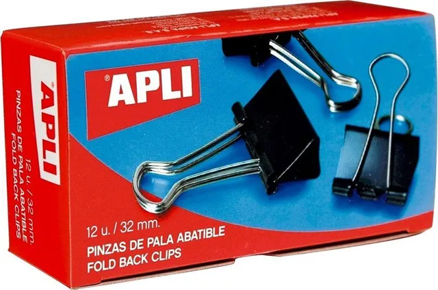 Clipsuri Apli, 32 mm, 12 bucati/cutie