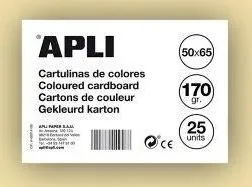 Carton color, Apli, 50x65, 170 g, 25 coli/top, crem