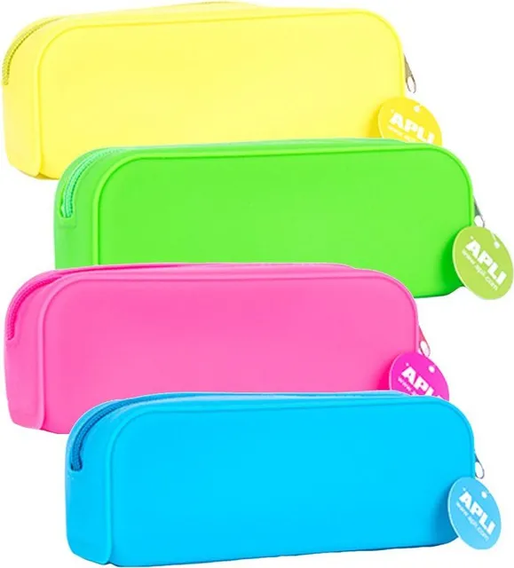 Penar din silicon Apli Soft Fluor, 185 x 75 x 55 mm, 1 compartiment, diverse culori