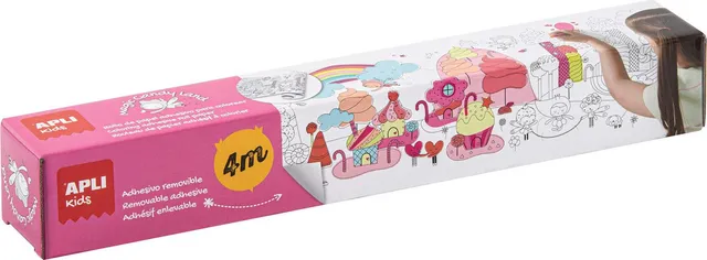 Coli adezive Apli, pentru pictat si colorat, model Candy Land