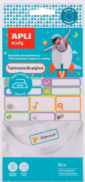 Set 35 etichete textile Apli