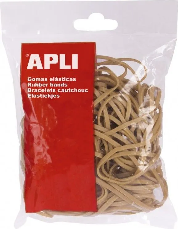 Elastice Apli, diametru 80 mm, latime 5 mm, 100 g