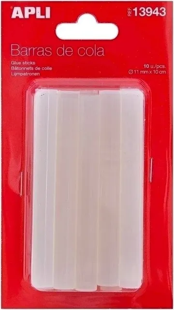 Rezerva pistol de lipit Apli 40W, diametru 11 mm, 10 bucati/set