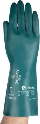 Manusi antichimice ESD Ansell AlphaTec 58-001, nitril, antistatice, marime 10